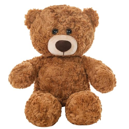 XDDBBB 1 Stück 45–70 cm süßer Teddybär, AFFE, Plüschtiere, ausgestopfte weiche klassische Tierbärenpuppen für Kinder und Mädchen, Geburtstagsgeschenk-45 cm Braunbär von XDDBBB