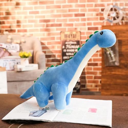 XDDBBB 50/80 cm Dinosaurier Tanystropheus Stofftier Plüsch Dino Blau/Grün/Rosa Mädchen Jungen Weihnachtsplüschtier Geschenk Geburtstag Brinqedos-50cm-Blau von XDDBBB