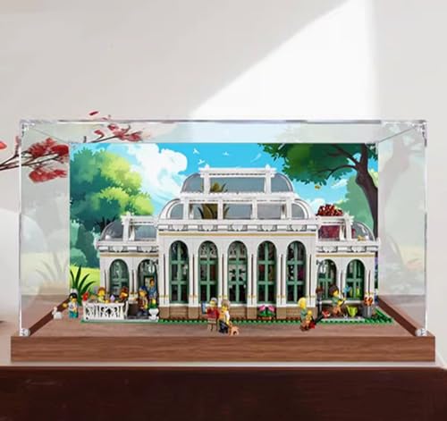 Acryl 21353 Wonderful Botanical Gardens Lego Displaybox, Sammlerstück, schützend, staubdicht, Geschenk, dekorative Displaybox, kompatibel mit 21353 (Blockmodell nicht im Lieferumfang enthalten) von XDHVBES