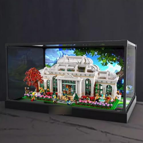 Acryl-Displaybox entworfen für Lego 21353 Botanical Garden Conservation Collection, Geschenk staubdichte Aufbewahrungs-Organizer, Displaybox (Blockmodell nicht im Lieferumfang enthalten) von XDHVBES