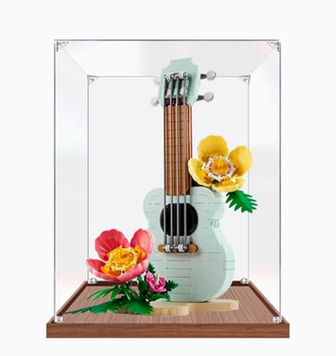 Acryl-Displaybox für Lego 31156 Tropic of Cancer Ukulelen-Schutzserie, Geschenk-Staub-Aufbewahrungsbox (ohne Baustein-Modell) (2 mm) von XDHVBES