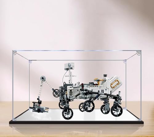 Acryl-Displaybox für Lego 42158 Mars Rover Protection Collection Design, Geschenk-Staub-Aufbewahrungs-Organizer, Displaybox (ohne Baustein-Modell) (Spiegel 2 mm) von XDHVBES