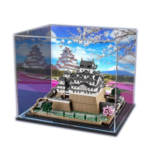 Acryl-Displaybox speziell für Lego 21060 Building Himeji Castle Protection Series, Geschenk Staub Aufbewahrungsbox (Nicht einschließlich Blockmodell) (Kontexte) von XDHVBES