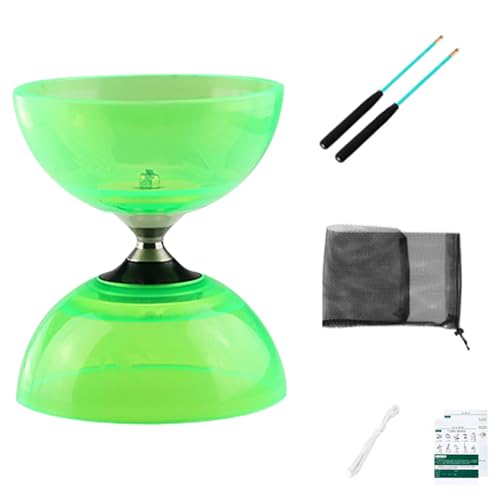 XEERUN LED Diabolo mit Kugellager, Diabolo Freiläufer mit kugellager Dreifache Lagerung Set, 4 Farben Blinkendes Dreifachlager für Kinder & Erwachsene XEERUN LED Diabolo mit Kugellager, Diabolo Freiläufer mit kugellager Dreifache Lagerung Set, 4 Farben Blinkendes Dreifachlager für Kinder & Erwachsene von XEERUN
