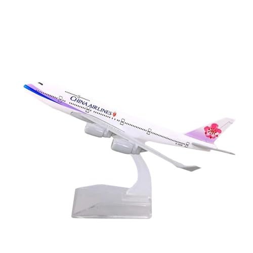 Ferngesteuertes Flugzeug Für B747-400 Luftfahrt Modell Spielzeug China Airlines Metall Legierung Flugzeug Flugzeug Airliner Display Souvenir 16CM Maßstab 1:400 von XENITE