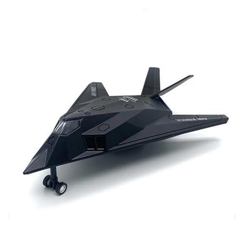 Ferngesteuertes Flugzeug Für F 117 F-117 Stealth Fighter Nighthawk Fighter Diecast Metall Modell Zurückziehen Kinder Sammlung Militär Modell Spielzeug von XENITE