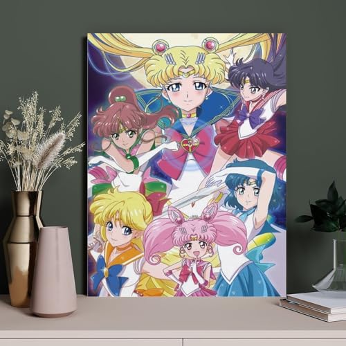 Klassisches Puzzle 1000 Teile，Anime Sailor Moon Puzzle ，Kind Oder Einen Freund,1000 Piece（38x26cm）-Z322 von XENITE