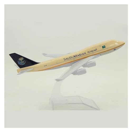 XENITE Ferngesteuertes Flugzeug Für Saudi Arabian Airlines Boeing B747 Flugzeug Modell Spielzeug Metall Diecast Flugzeug Sammeln Display 16CM Flugzeuge von XENITE
