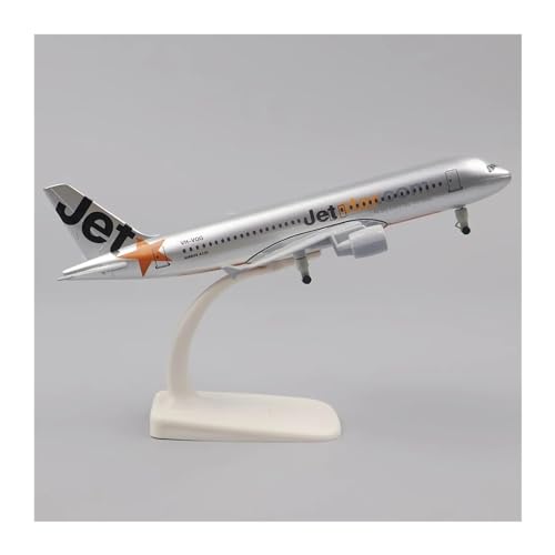 XENITE Ferngesteuertes Flugzeug Metallflugzeugmodell 20 cm 1:400 Vietjet A320 Mit Fahrwerk Ornamente Kinderspielzeug Jungen Geschenke(B) von XENITE