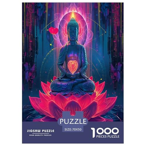 Buddha Puzzle 1000 Teile Schwer Puzzle Spielzeug Pädagogisches Spiel Impossible Herausforderungsspielzeug Für Erwachsene Kinder 70x50cm/1000pcs Buddha Puzzle 1000 Teile Schwer Puzzle Spielzeug Pädagogisches Spiel Impossible Herausforderungsspielzeug Für Erwachsene Kinder 70x50cm/1000pcs von XFKLYNVCJ