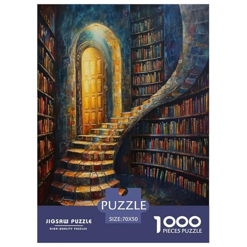Bücherregal Puzzle 1000 Teile Schwer Puzzle Spielzeug Lernspiel Impossible Herausforderungsspielzeug Für Erwachsene Kinder 70x50cm/1000pcs Bücherregal Puzzle 1000 Teile Schwer Puzzle Spielzeug Lernspiel Impossible Herausforderungsspielzeug Für Erwachsene Kinder 70x50cm/1000pcs von XFKLYNVCJ