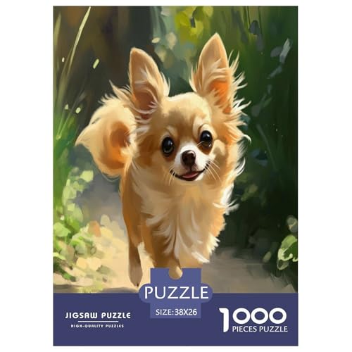 Chihuahua Puzzle 1000-teilige Schwer Puzzle Spielzeug Lernspiel Impossible Herausforderungsspielzeug Für Erwachsene Und Kinder in Bewährter 38x26cm/1000pcs Chihuahua Puzzle 1000-teilige Schwer Puzzle Spielzeug Lernspiel Impossible Herausforderungsspielzeug Für Erwachsene Und Kinder in Bewährter 38x26cm/1000pcs von XFKLYNVCJ