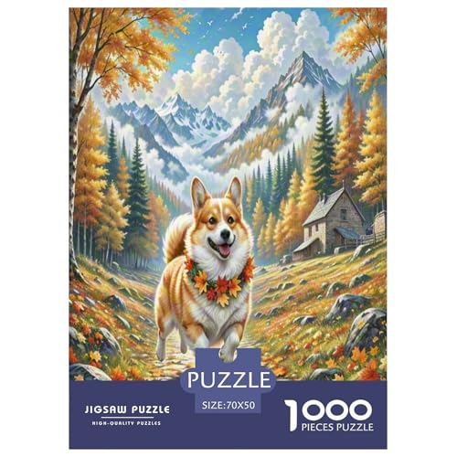 Corgi Puzzles 1000-teilige Schwer Puzzle Spielzeug Lernspiel Impossible Herausforderungsspielzeug Für Erwachsene Kinder 70x50cm/1000pcs Corgi Puzzles 1000-teilige Schwer Puzzle Spielzeug Lernspiel Impossible Herausforderungsspielzeug Für Erwachsene Kinder 70x50cm/1000pcs von XFKLYNVCJ