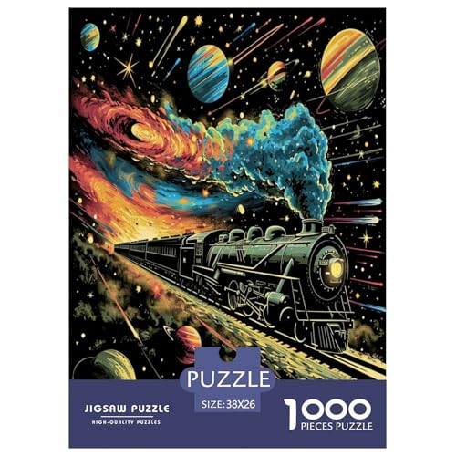 Dampfzug Puzzle 1000-teilige Schwer Puzzle Spielzeug Lernspiel Impossible Herausforderung Spielzeug Für Erwachsene Und Kinder Ab 14 Jahren 38x26cm/1000pcs Dampfzug Puzzle 1000-teilige Schwer Puzzle Spielzeug Lernspiel Impossible Herausforderung Spielzeug Für Erwachsene Und Kinder Ab 14 Jahren 38x26cm/1000pcs von XFKLYNVCJ