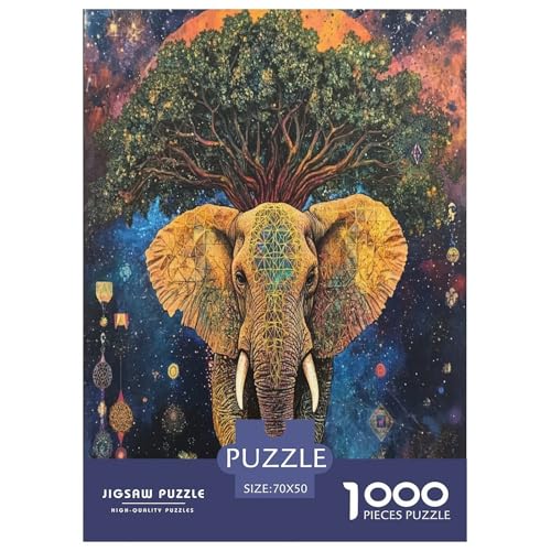 Elefanten Puzzle 1000-teilige Schwer Puzzle Spielzeug Lernspiel Impossible Herausforderungsspielzeug Für Erwachsene Und Kinder in Bewährter 70x50cm/1000pcs Elefanten Puzzle 1000-teilige Schwer Puzzle Spielzeug Lernspiel Impossible Herausforderungsspielzeug Für Erwachsene Und Kinder in Bewährter 70x50cm/1000pcs von XFKLYNVCJ