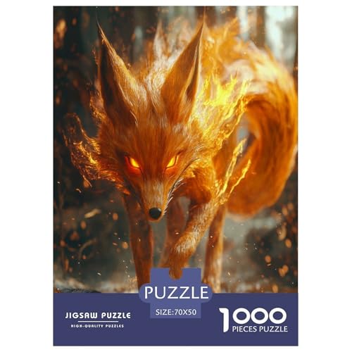 Fox Puzzle 1000 Teile Schwer Puzzle Spielzeug Pädagogisches Spiel Impossible Herausforderungsspielzeug Für Erwachsene Und Kinder Ab 14 Jahren 70x50cm/1000pcs Fox Puzzle 1000 Teile Schwer Puzzle Spielzeug Pädagogisches Spiel Impossible Herausforderungsspielzeug Für Erwachsene Und Kinder Ab 14 Jahren 70x50cm/1000pcs von XFKLYNVCJ