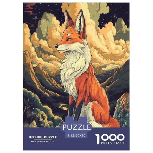 Fox Puzzle 1000-teilige Schwer Puzzle Spielzeug Lernspiel Impossible Herausforderung Spielzeug Für Erwachsene Kinder 70x50cm/1000pcs Fox Puzzle 1000-teilige Schwer Puzzle Spielzeug Lernspiel Impossible Herausforderung Spielzeug Für Erwachsene Kinder 70x50cm/1000pcs von XFKLYNVCJ