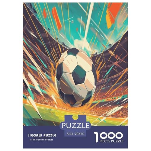 Fußball Puzzle 1000-teilige Schwer Puzzle Spielzeug Lernspiel Impossible Herausforderungsspielzeug Für Erwachsene Kinder 70x50cm/1000pcs Fußball Puzzle 1000-teilige Schwer Puzzle Spielzeug Lernspiel Impossible Herausforderungsspielzeug Für Erwachsene Kinder 70x50cm/1000pcs von XFKLYNVCJ