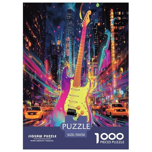 Gitarre Puzzles 1000 Teile Schwer Puzzle Spielzeug Lernspiel Impossible Herausforderungsspielzeug Für Erwachsene Kinder 70x50cm/1000pcs Gitarre Puzzles 1000 Teile Schwer Puzzle Spielzeug Lernspiel Impossible Herausforderungsspielzeug Für Erwachsene Kinder 70x50cm/1000pcs von XFKLYNVCJ