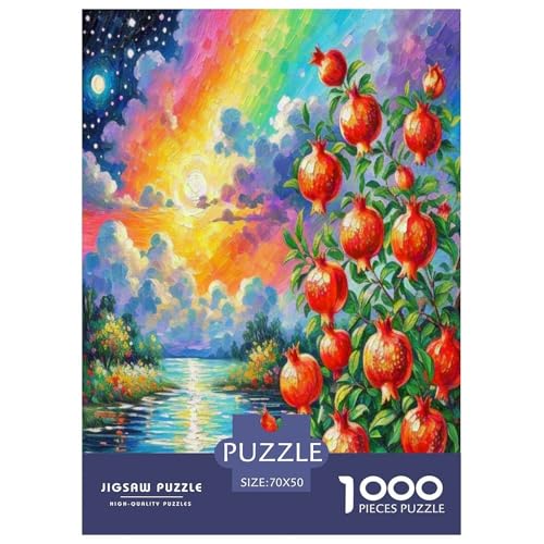 Granatapfelblüte Puzzles 1000 Teile Schwer Puzzle Spielzeug Lernspiel Impossible Herausforderungsspielzeug Für Erwachsene Und Kinder Ab 14 Jahren 70x50cm/1000pcs Granatapfelblüte Puzzles 1000 Teile Schwer Puzzle Spielzeug Lernspiel Impossible Herausforderungsspielzeug Für Erwachsene Und Kinder Ab 14 Jahren 70x50cm/1000pcs von XFKLYNVCJ