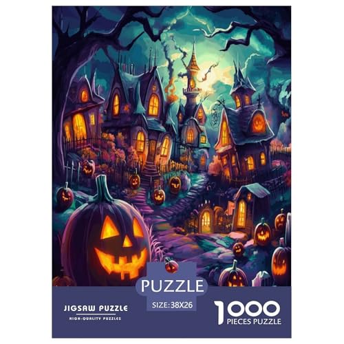 Halloween Dorf Puzzle 1000 Teile Schwer Puzzle Spielzeug Lernspiel Impossible Herausforderungsspielzeug Für Erwachsene Und Kinder Ab 14 Jahren 38x26cm/1000pcs Halloween Dorf Puzzle 1000 Teile Schwer Puzzle Spielzeug Lernspiel Impossible Herausforderungsspielzeug Für Erwachsene Und Kinder Ab 14 Jahren 38x26cm/1000pcs von XFKLYNVCJ