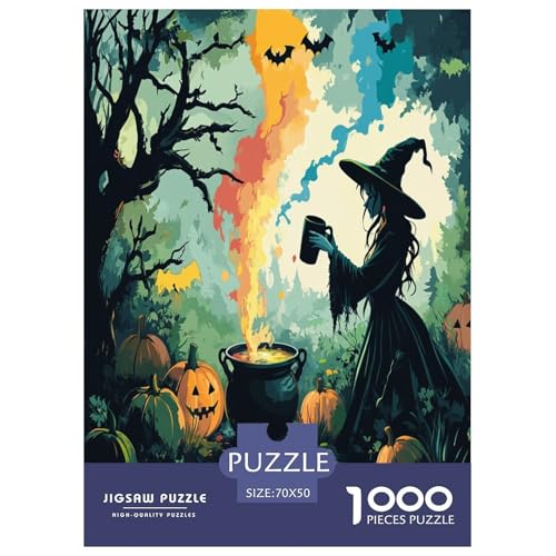 Hexe Puzzle 1000-teilige Schwer Puzzle Spielzeug Lernspiel Impossible Herausforderungsspielzeug Für Erwachsene Und Kinder Ab 12 Jahren 70x50cm/1000pcs Hexe Puzzle 1000-teilige Schwer Puzzle Spielzeug Lernspiel Impossible Herausforderungsspielzeug Für Erwachsene Und Kinder Ab 12 Jahren 70x50cm/1000pcs von XFKLYNVCJ