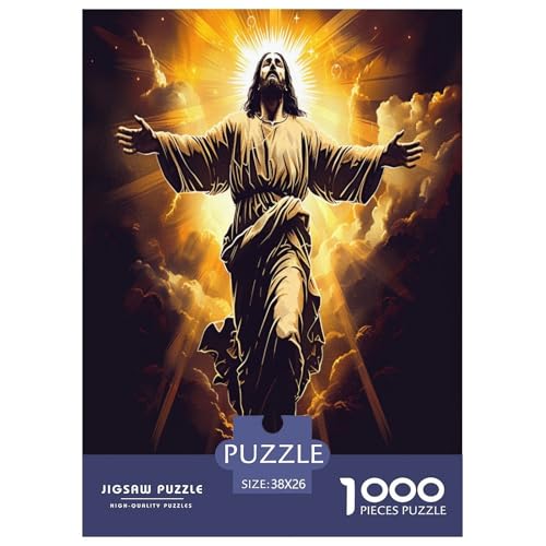 Jesus Puzzle 1000-teilige Schwer Puzzle Spielzeug Lernspiel Impossible Herausforderungsspielzeug Für Erwachsene Und Kinder Ab 14 Jahren 38x26cm/1000pcs Jesus Puzzle 1000-teilige Schwer Puzzle Spielzeug Lernspiel Impossible Herausforderungsspielzeug Für Erwachsene Und Kinder Ab 14 Jahren 38x26cm/1000pcs von XFKLYNVCJ