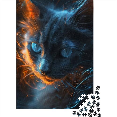 Kat Puzzle 1000 Teile Für Erwachsene Und Kinder Ab 14 Jahren Für Stressabbauer Puzzel 1000pcs (75x50cm) von XFKLYNVCJ