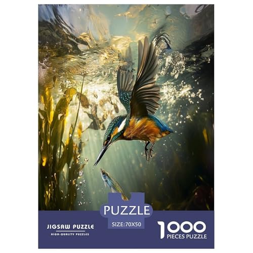 Königfischer Puzzle 1000 Teile Schwer Puzzle Spielzeug Pädagogisches Spiel Impossible Herausforderung Spielzeug Für Erwachsene Und Kinder Ab 12 Jahren 70x50cm/1000pcs Königfischer Puzzle 1000 Teile Schwer Puzzle Spielzeug Pädagogisches Spiel Impossible Herausforderung Spielzeug Für Erwachsene Und Kinder Ab 12 Jahren 70x50cm/1000pcs von XFKLYNVCJ