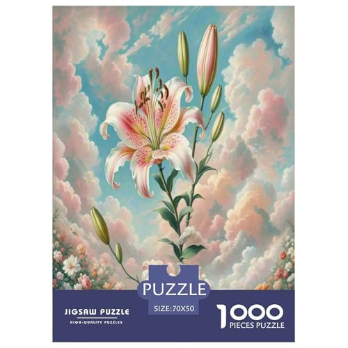 Lilie Puzzle 1000 Teile Schwer Puzzle Spielzeug Lernspiel Impossible Herausforderungsspielzeug Für Erwachsene Kinder 70x50cm/1000pcs Lilie Puzzle 1000 Teile Schwer Puzzle Spielzeug Lernspiel Impossible Herausforderungsspielzeug Für Erwachsene Kinder 70x50cm/1000pcs von XFKLYNVCJ