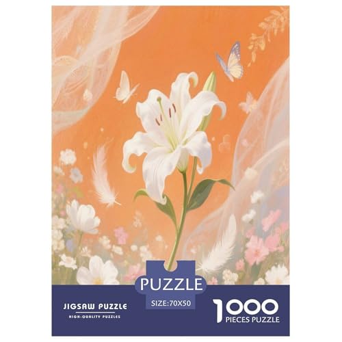 Lilie Puzzles 1000 Teile Schwer Puzzle Spielzeug Lernspiel Impossible Herausforderungsspielzeug Für Erwachsene Kinder 70x50cm/1000pcs Lilie Puzzles 1000 Teile Schwer Puzzle Spielzeug Lernspiel Impossible Herausforderungsspielzeug Für Erwachsene Kinder 70x50cm/1000pcs von XFKLYNVCJ