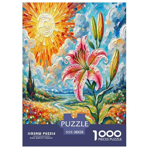 Lilie Puzzles 1000-teilige Schwer Puzzle Spielzeug Lernspiel Impossible Herausforderungsspielzeug Für Erwachsene Kinder 38x26cm/1000pcs Lilie Puzzles 1000-teilige Schwer Puzzle Spielzeug Lernspiel Impossible Herausforderungsspielzeug Für Erwachsene Kinder 38x26cm/1000pcs von XFKLYNVCJ