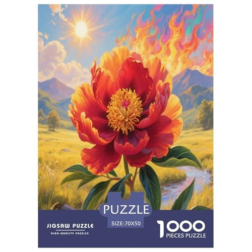 Peony Puzzles 1000-teilige Schwer Puzzle Spielzeug Lernspiel Impossible Herausforderungsspielzeug Für Erwachsene Kinder 70x50cm/1000pcs Peony Puzzles 1000-teilige Schwer Puzzle Spielzeug Lernspiel Impossible Herausforderungsspielzeug Für Erwachsene Kinder 70x50cm/1000pcs von XFKLYNVCJ