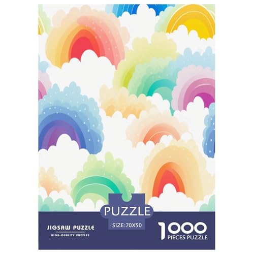 Regenbogen Puzzle 1000 Teile Schwer Puzzle Spielzeug Pädagogisches Spiel Impossible Herausforderung Spielzeug Für Erwachsene Und Kinder in Bewährter 70x50cm/1000pcs Regenbogen Puzzle 1000 Teile Schwer Puzzle Spielzeug Pädagogisches Spiel Impossible Herausforderung Spielzeug Für Erwachsene Und Kinder in Bewährter 70x50cm/1000pcs von XFKLYNVCJ