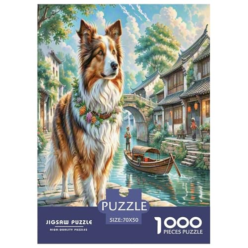 Shetlandsherhund Puzzle 1000-teilige Schwer Puzzle Spielzeug Lernspiel Impossible Herausforderungsspielzeug Für Erwachsene Kinder 70x50cm/1000pcs Shetlandsherhund Puzzle 1000-teilige Schwer Puzzle Spielzeug Lernspiel Impossible Herausforderungsspielzeug Für Erwachsene Kinder 70x50cm/1000pcs von XFKLYNVCJ