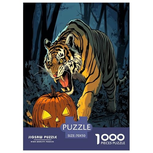 Tiger Puzzle 1000 Teile Schwer Puzzle Spielzeug Lernspiel Impossible Herausforderung Spielzeug Für Erwachsene Und Kinder in Bewährter 70x50cm/1000pcs Tiger Puzzle 1000 Teile Schwer Puzzle Spielzeug Lernspiel Impossible Herausforderung Spielzeug Für Erwachsene Und Kinder in Bewährter 70x50cm/1000pcs von XFKLYNVCJ