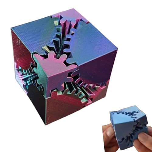 Gear Cube, Fidget Block Toy, Magic Cube Puzzle, Fidgets Toy Relaxing Hand-Held for Adults, Ideal for Sensory Needs and Autism von XFMTzan