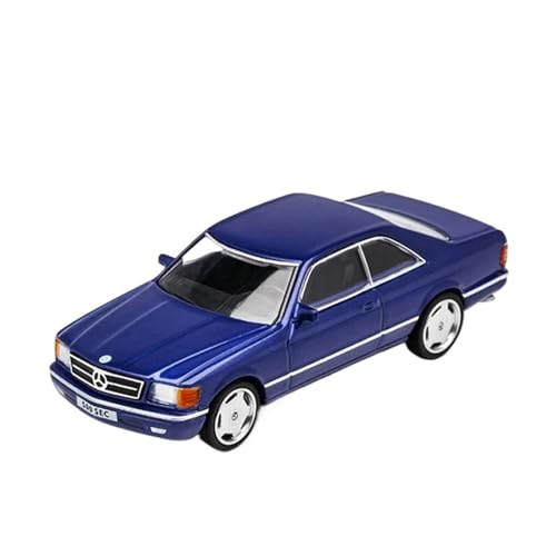 XGFFBAGB 1/64 Für 500SEC Auto Legierung Spielzeug Motor Fahrzeug Diecast Metall Modell Geschenk Spielzeug(Blu,No Box) von XGFFBAGB