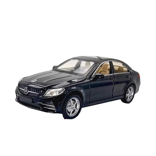 XGFFBAGB 1/32 Für C260 L C-Klasse Legierung Auto Modell Druckguss Metall Fahrzeuge Spielzeug Auto Modell Sound Und Licht Sammlung Geschenke(Black,No Box) von XGFFBAGB