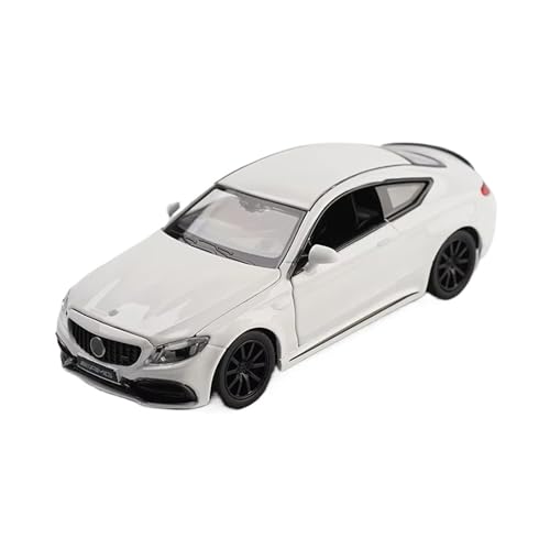 XGFFBAGB 1/32 Für C63S Coupe Legierung Auto Modell Gießt Druck Fahrzeuge Spielzeug Metall Modell Auto Modelle Sammlung Spielzeug(White,No Box) von XGFFBAGB