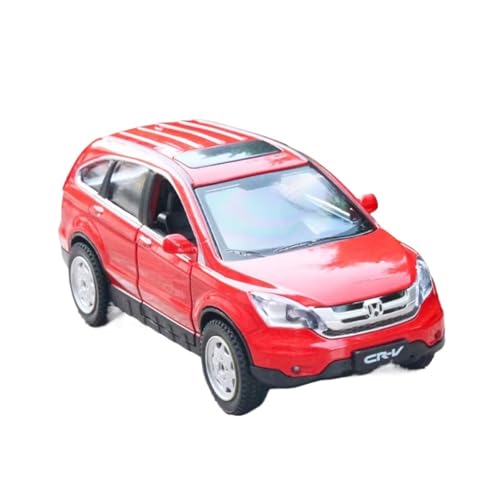 XGFFBAGB 1/32 Für CRV SUV Legierung Auto Modell Diecast Metall Spielzeug Auto Modell Sound Und Licht Sammlung Spielzeug Geschenk(Rosso,No Box) von XGFFBAGB