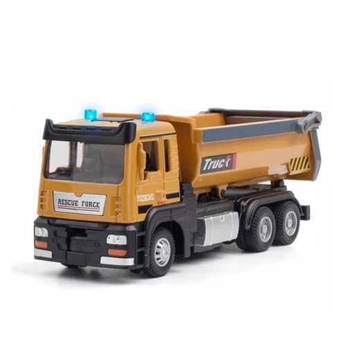 XGFFBAGB 1/32 Für Engineering Dump Truck Legierung Spielzeug Auto Modell Diecast Sound Licht Pull Zurück Kippen Eimer Tipcart Fahrzeug Geschenk(with Box) von XGFFBAGB