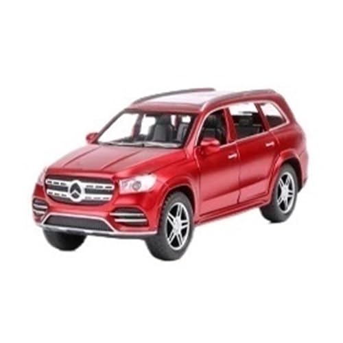 XGFFBAGB 1/32 Für GLS GLS580 SUV Legierung Auto Modell Druckguss Metall Spielzeug Fahrzeuge Auto Modell Sound Und Licht Sammlung Geschenke(Rosso,No Box) von XGFFBAGB