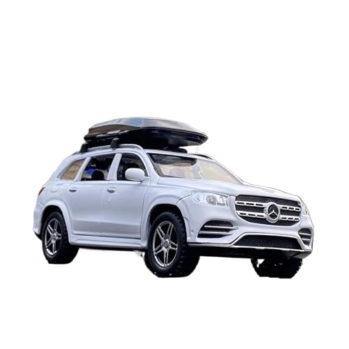 XGFFBAGB 1/32 Für GLS GLS580 SUV Legierung Auto Modell Druckguss Metall Spielzeug Fahrzeuge Auto Modell Sound Und Licht Sammlung Geschenke(White C,with Box) von XGFFBAGB