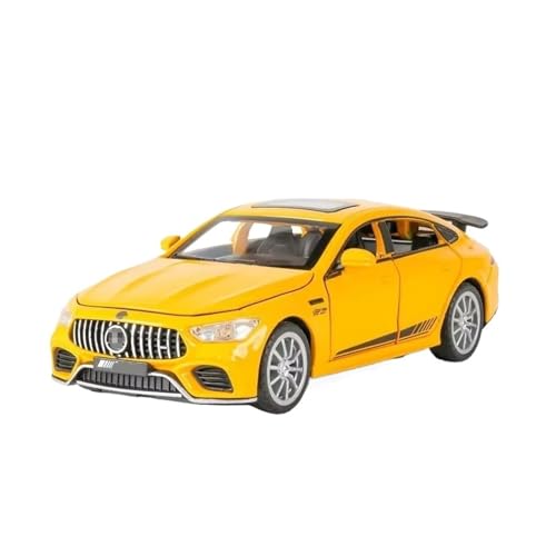 XGFFBAGB 1/32 Für GT63 V8 Legierung Auto Modell Gießt Druck Spielzeug Autos Pädagogisches Spielzeug Geschenke(Yellow,No Box) von XGFFBAGB