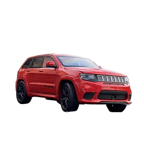 XGFFBAGB 1/32 Für Grand Cherokee Legierung Auto Modell Druck Druck & Spielzeug Metall Geländewagen Modell Auto Spielzeug Geschenke(Rosso,No Box) von XGFFBAGB