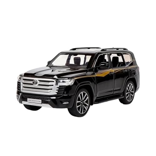 XGFFBAGB 1/32 Für LC300 Legierung Auto Modell SUV Diecast Metall Sound Licht Sammlung Geschenke Spielzeug(Black,No Box) von XGFFBAGB