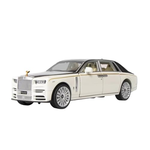 XGFFBAGB 1/32 Für Mansory Phantom Legierung Auto Modell Diecast & Spielzeug Fahrzeuge Metall Auto Modell Sammlung Geschenk(White,with Box) von XGFFBAGB