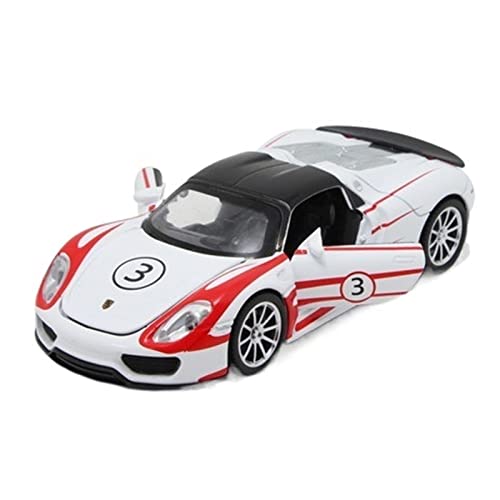 XGFFBAGB 1/32 Für Martini Racing Auto Modell Legierung Druckguss Spielzeug Fahrzeuge Mit Zurückziehen Kinder Sammlung Geschenk(White1,No Box) von XGFFBAGB