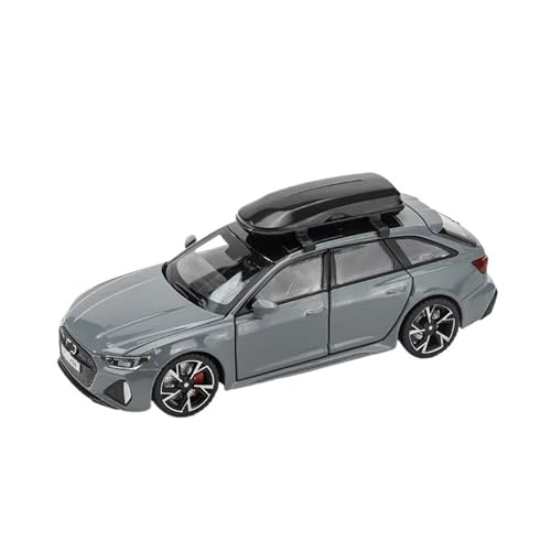 XGFFBAGB 1/32 Für RS6 Diecast Spielzeug Auto Modell Sound & Licht Türen Öffnende Sammlung Geschenk(Gray B,No Box) von XGFFBAGB